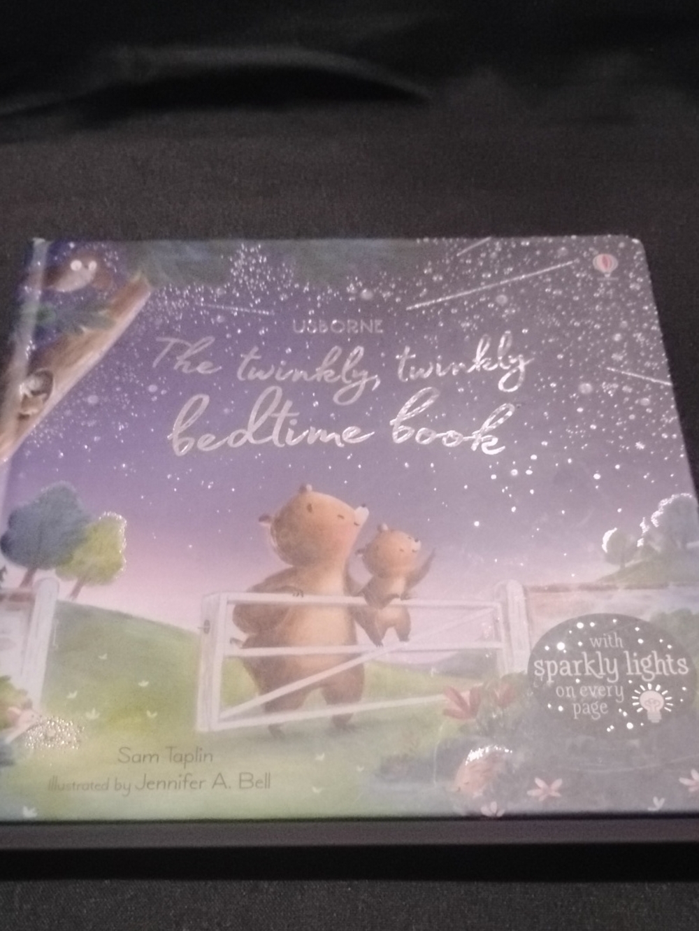 Born The Twinkly Twinkly Bedtime Book - Purple Sparkly Lights